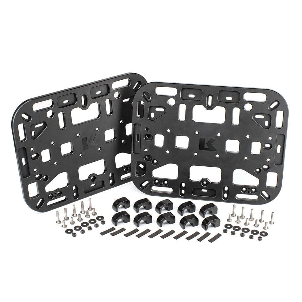 Kriega OS-Halteplatten-Set Universal, Montagekit für Taschen, Paar, stabile Befestigungskomponenten für Motorradtaschen