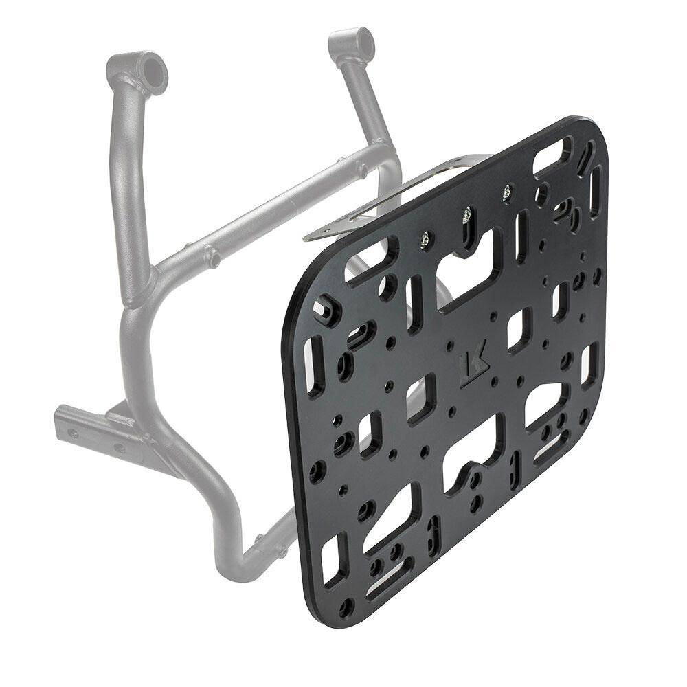 Kriega OS-Halteplatten-Adapter für Yamaha Tenere 700, Montagekit für Taschen, stabile Befestigung, schwarzes Kunststoff-Design
