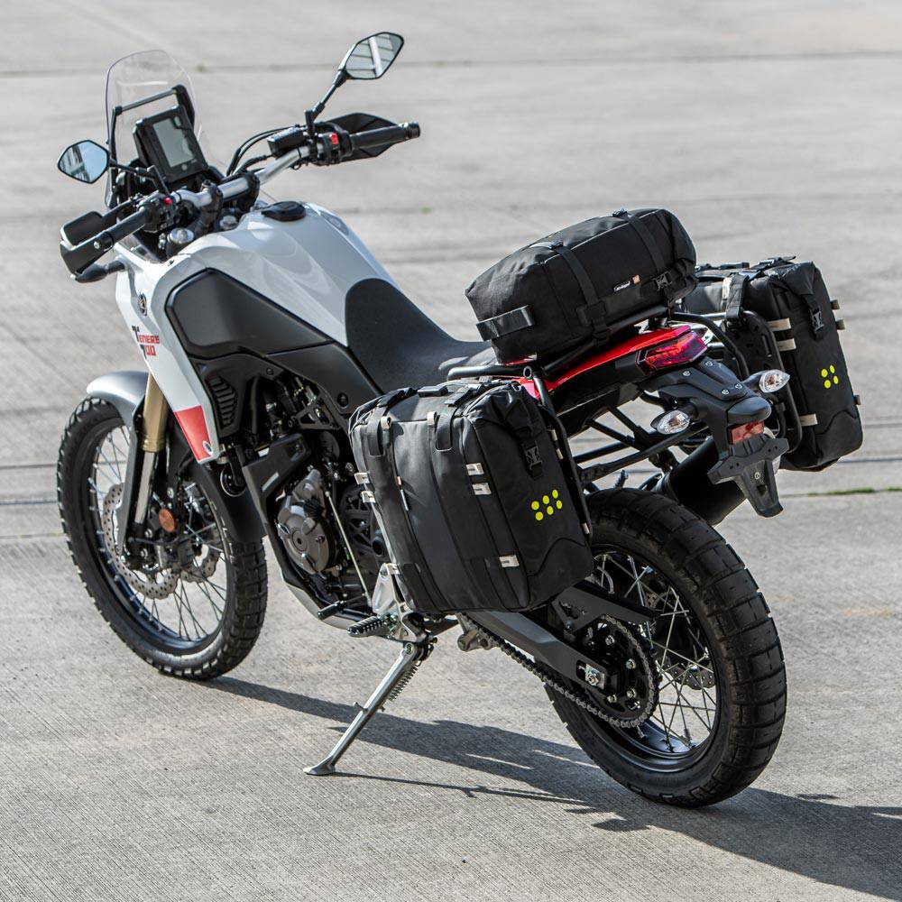 Kriega OS-Halteplatten-Adapter für Yamaha Tenere 700, Montagekit für Taschen, langlebiges Kunststoff, einfach zu installieren