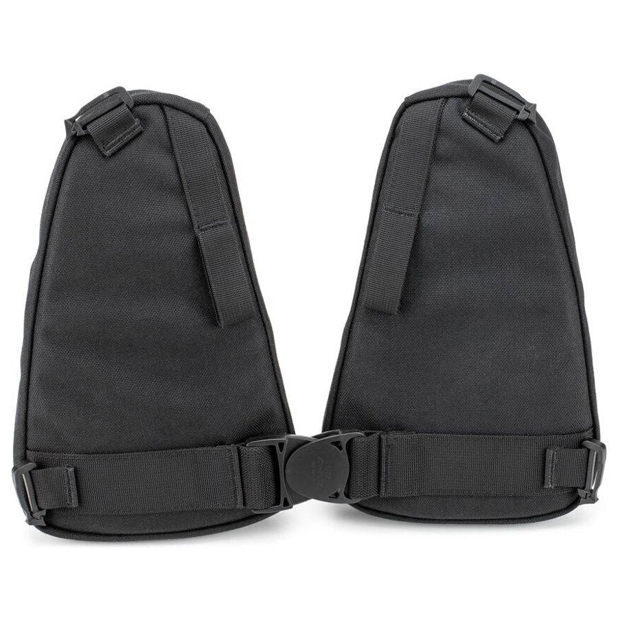 Kriega Trail Pockets Taschen aus robustem Material, perfekt für Outdoor- und Fahrradabenteuer, in neutralem Design.