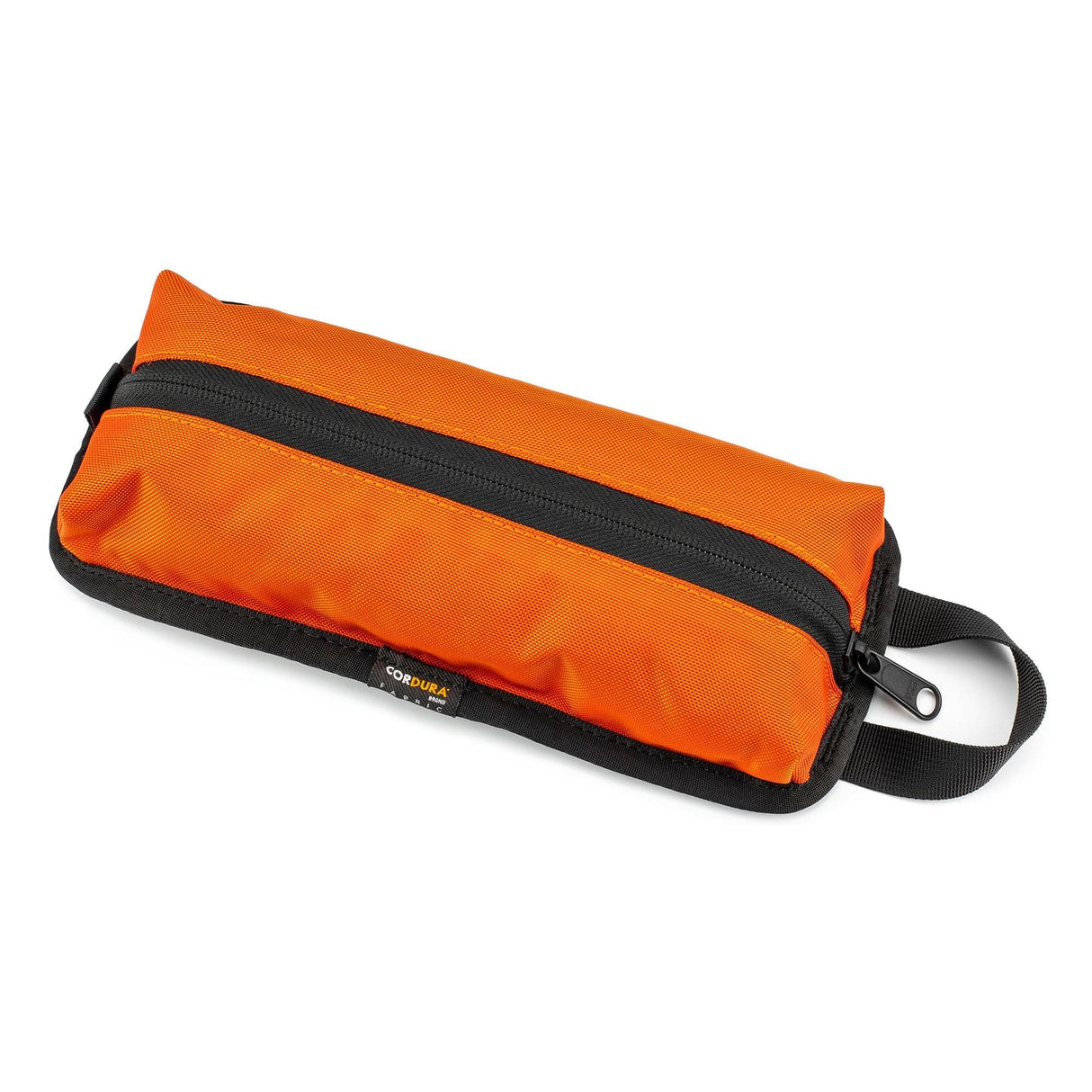 Oranje Kriega Werkzeug-Tasche mit mehreren Fächern und robustem Reißverschluss, ideal für Werkzeuge und Zubehör.