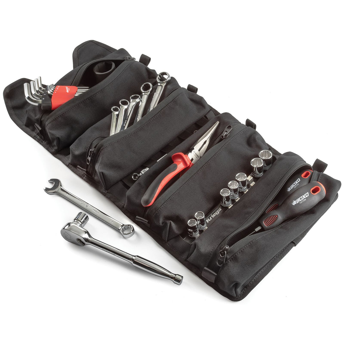 Kriega Roam Tool Roll schwarz Roland Sands Design (Werkzeugrolle ohne Inhalt)
