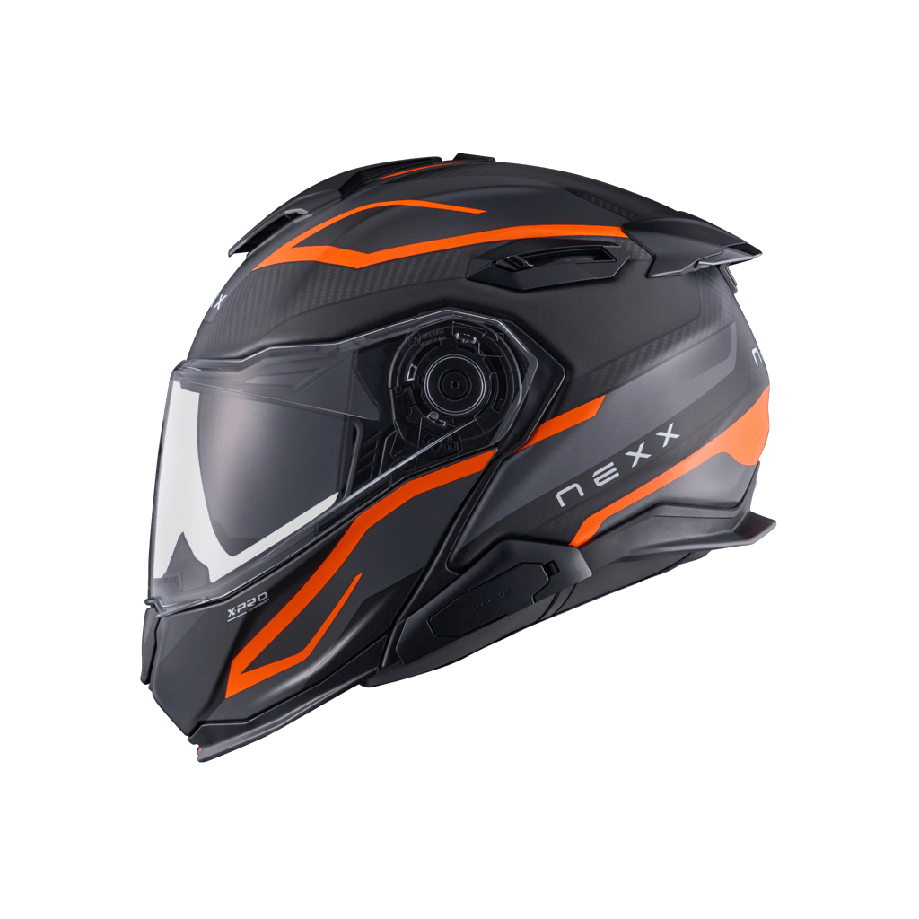 NEXX Helm X.LIFETOUR PRO MILE Orange.Grau Matt