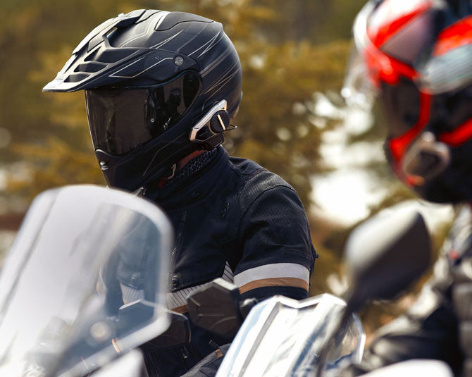 SENA 50S Motorrad Kommunikationssystem Doppelpack mit Harman Kardon