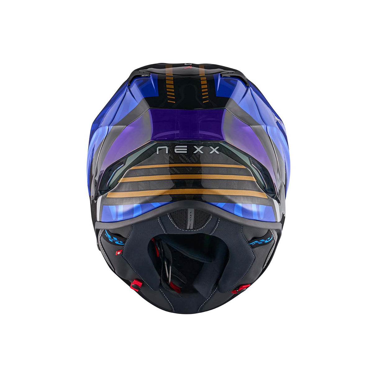 NEXX Helm X.R3R SWIRL CARBON SKY Blau