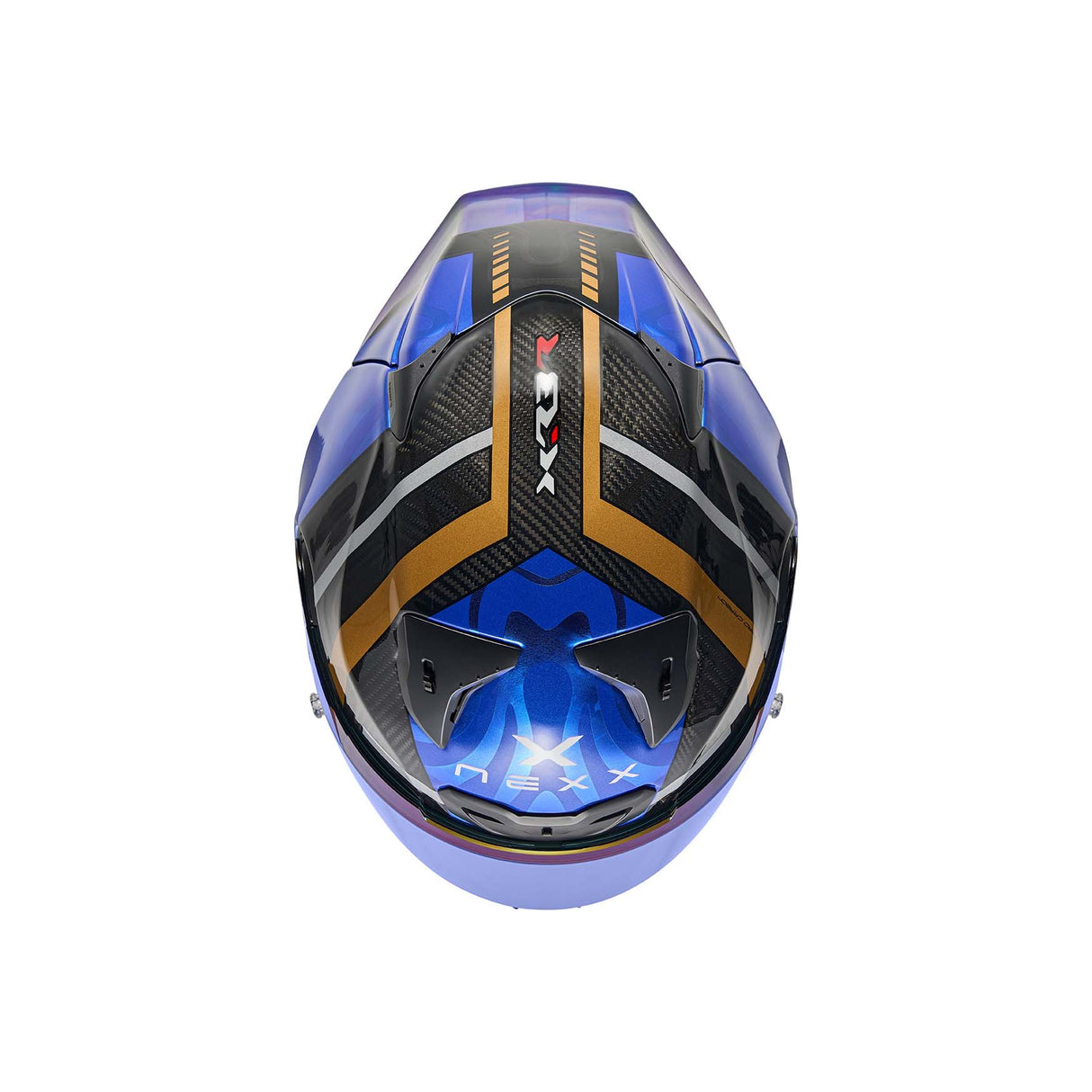 NEXX Helm X.R3R SWIRL CARBON SKY Blau