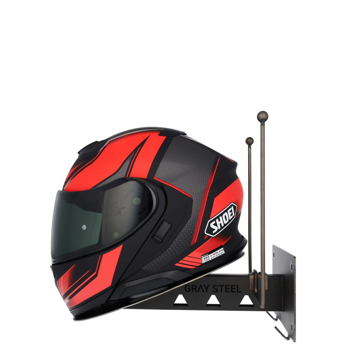 Gray Steel X7 Wandhalter für Helm und Ausrüstung Gunmetal