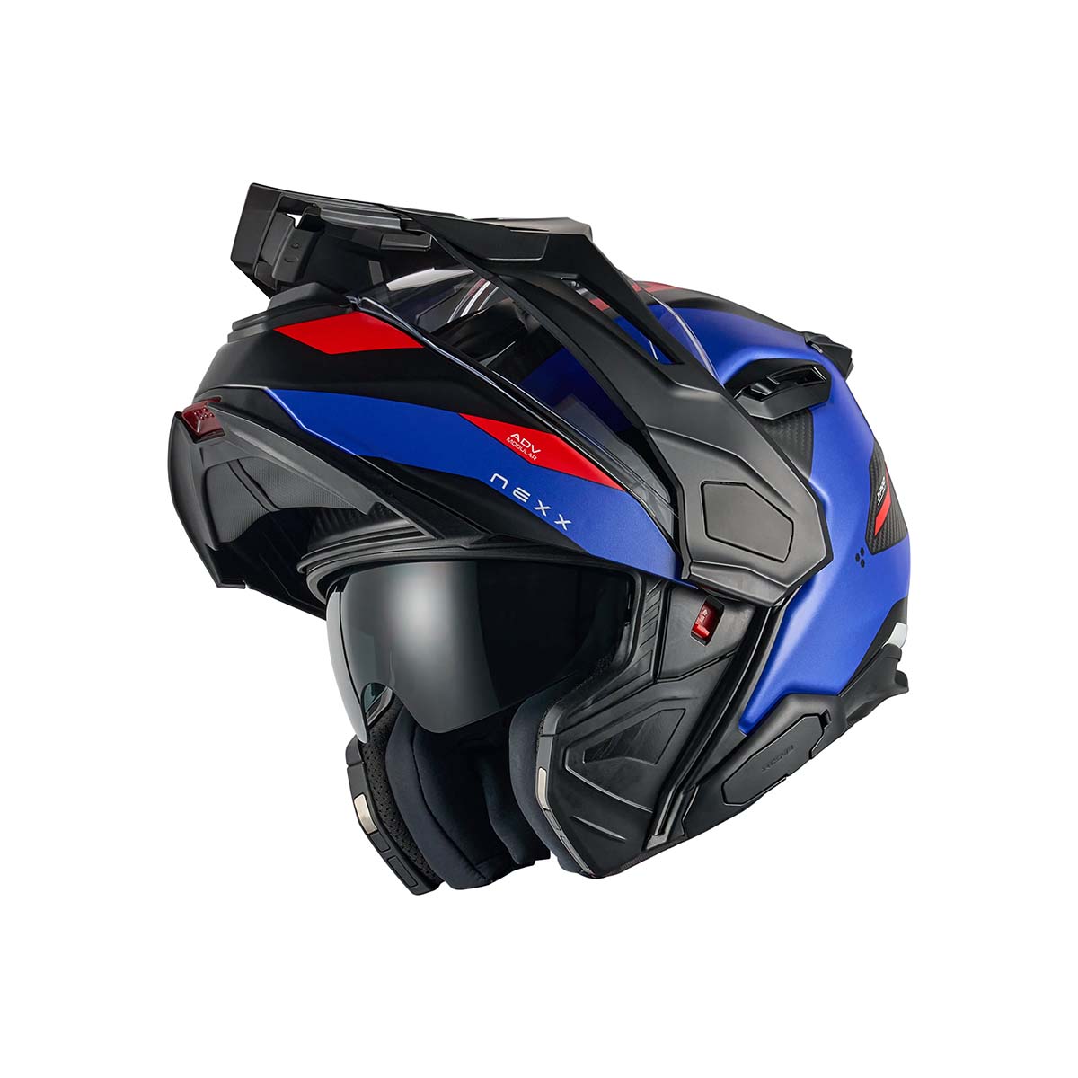 NEXX Helm X.LFC TERRA CARBON Blau.Rot Matt
