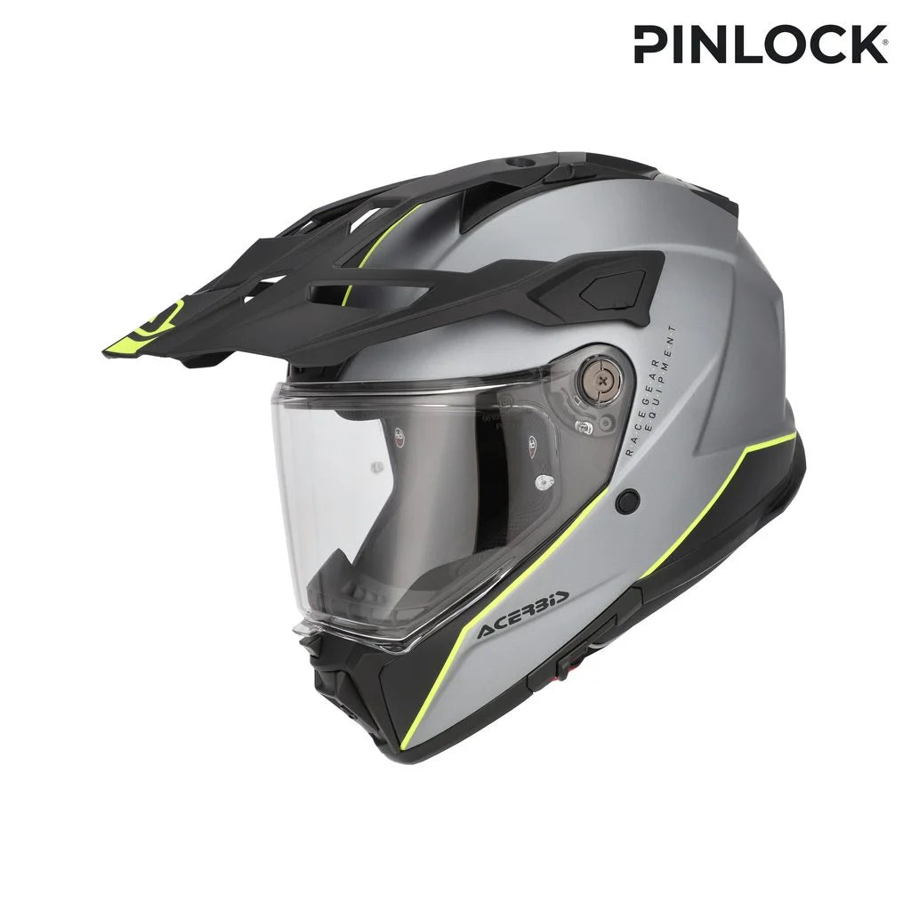 ACERBIS Adventure Helm Attack - Grau/Gelb