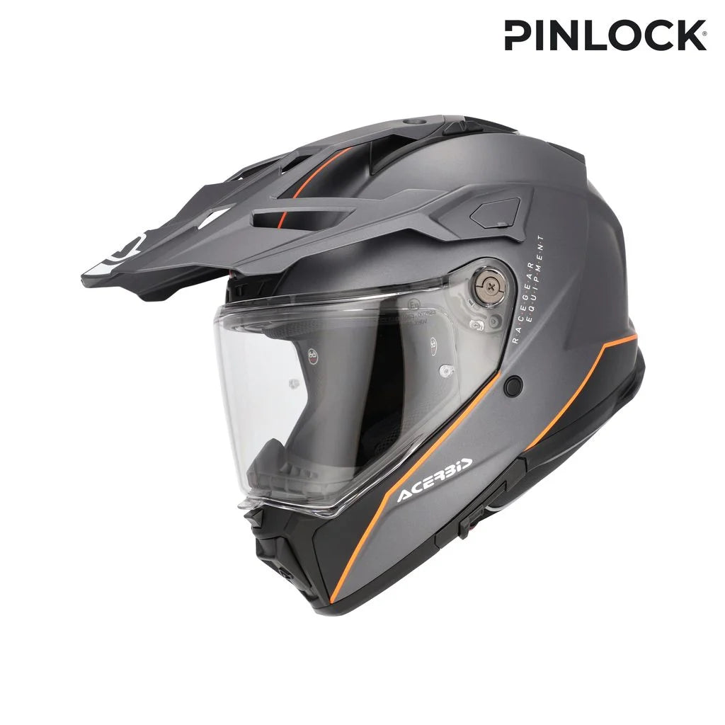 ACERBIS Adventure Helm Attack - Grau/Orange