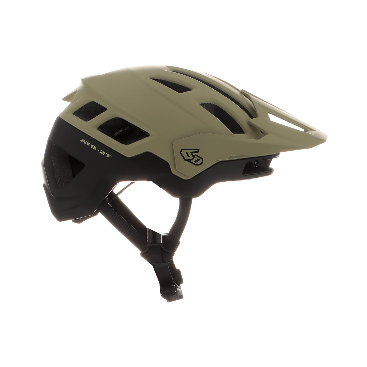 6D ATB-2T Ascent Matte Sand Black - MTB Helm