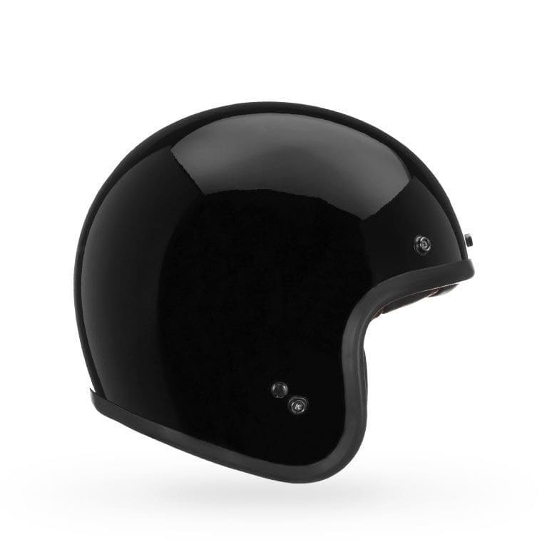 Bell Custom 500 Solid Schwarz Jethelm
