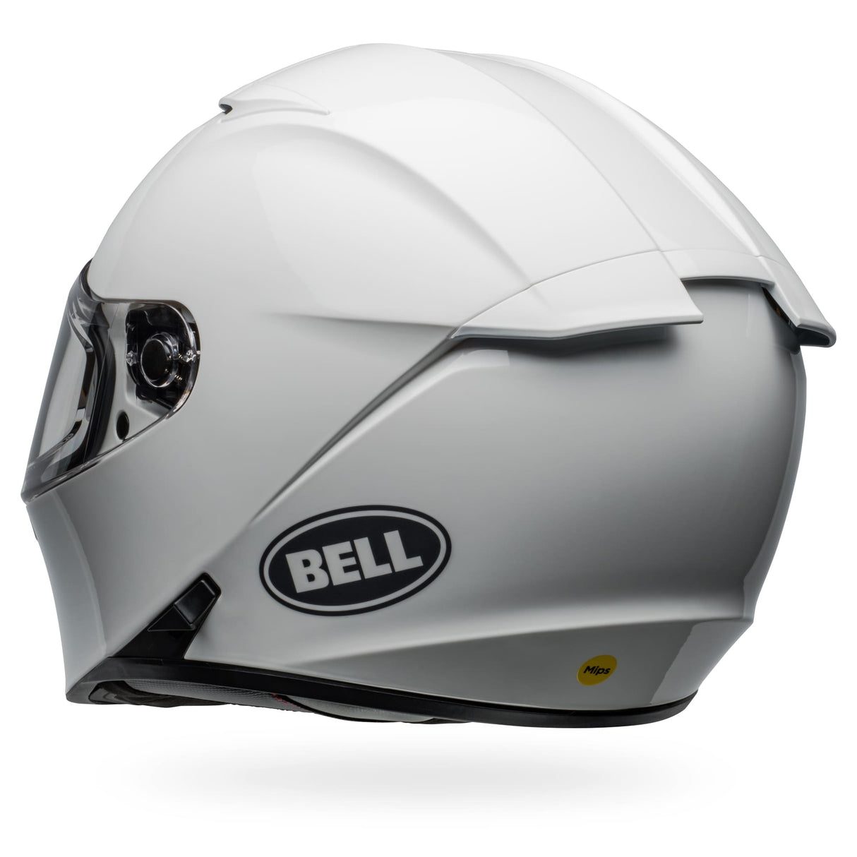 Bell Lithium Mips Solid Weiss Integralhelm