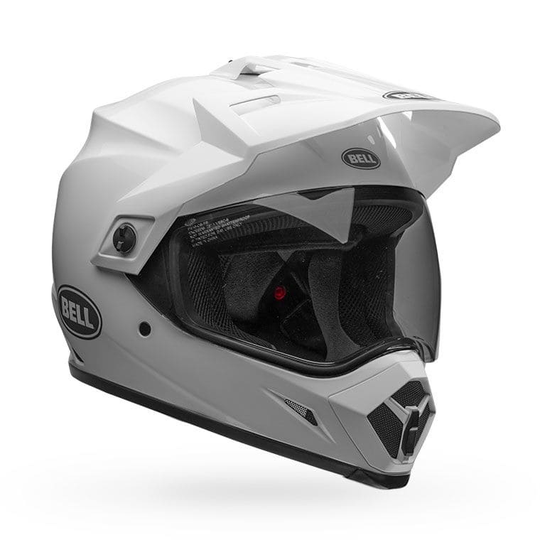Bell Mx-9 Adventure Mips Solid Weiss Endurohelm