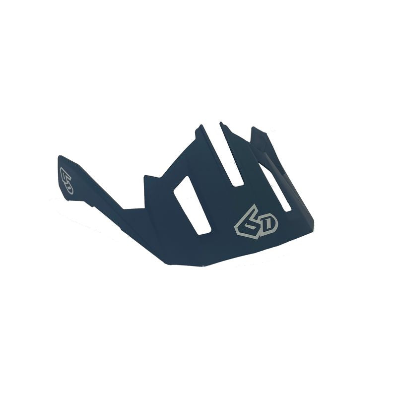 Blaues Ersatzvisier für 6D ATB-2T MTB-Fahrradhelm, Schutzvisier mit klarer Sicht, robustes Kunststoffdesign.
