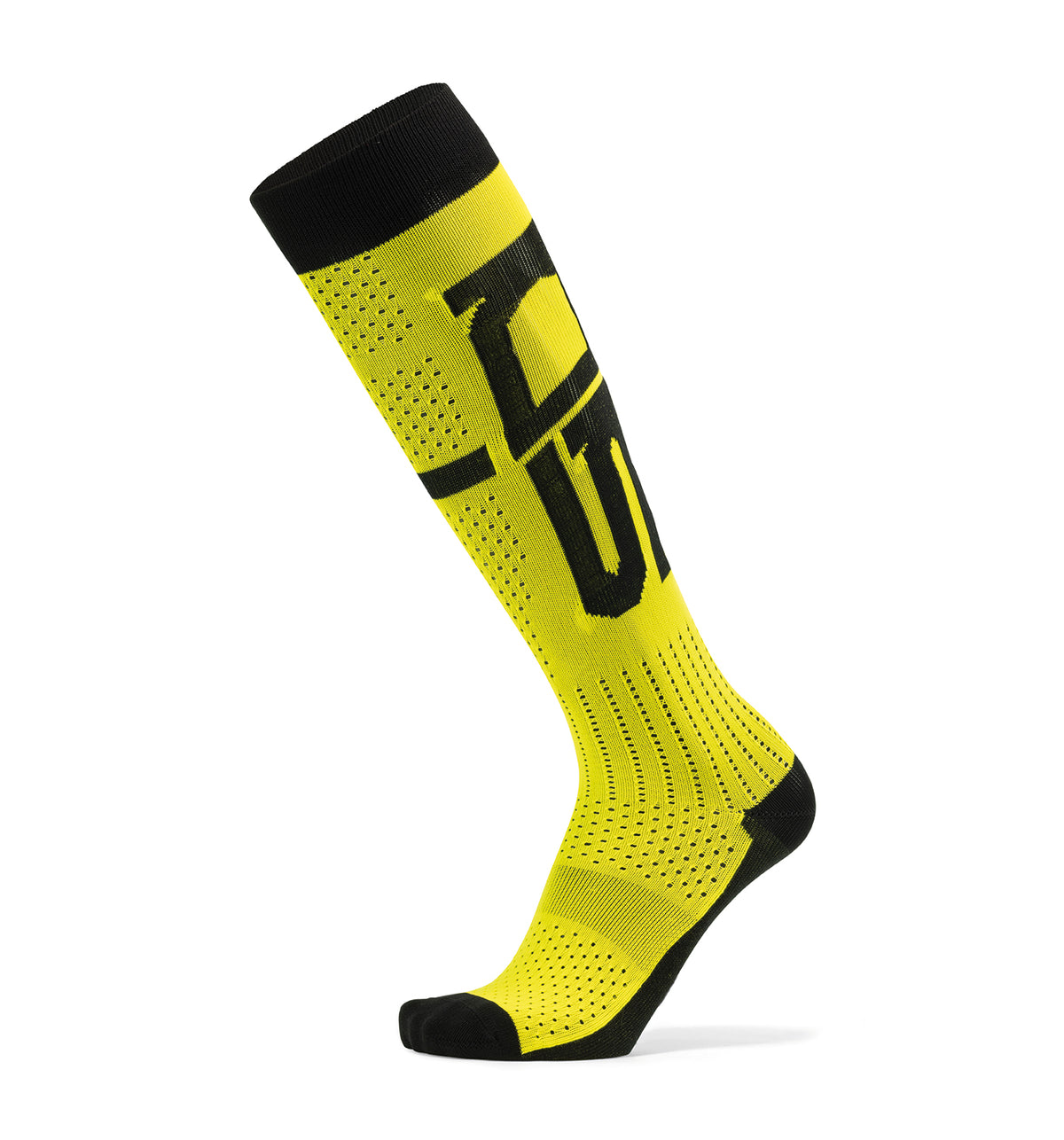 Sidi Off Sprint Socken Neongelb-Schwarz