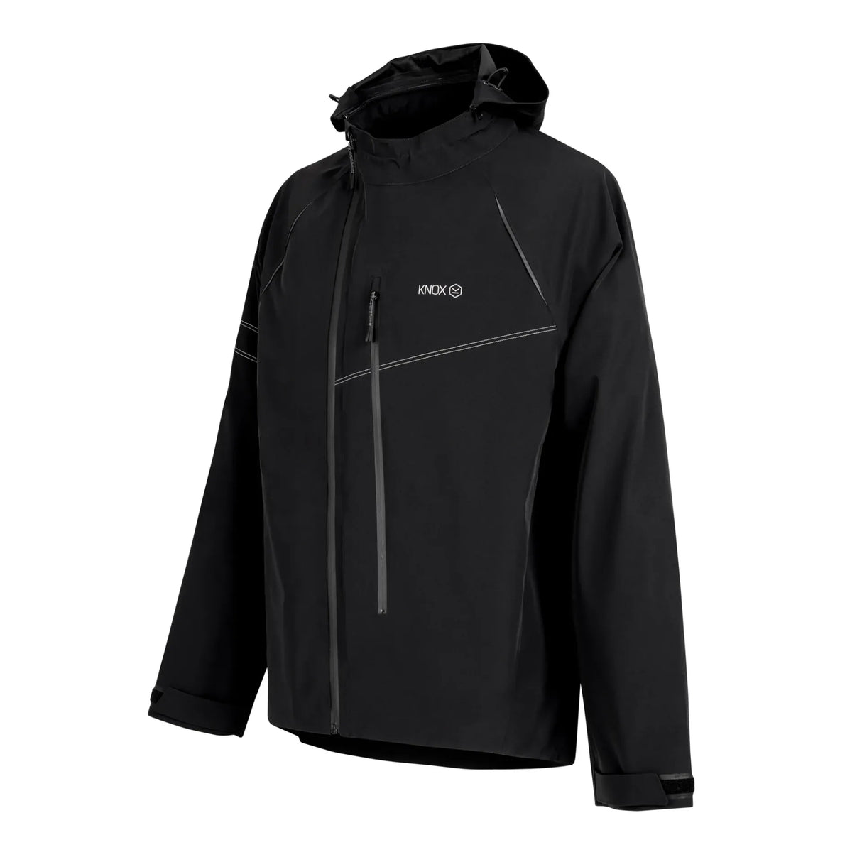 KNOX Impass Herren Motorrad-Regenjacke Schwarz