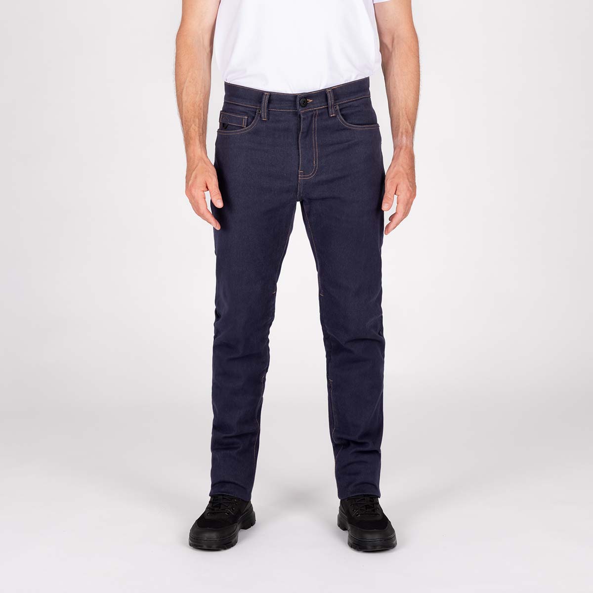KNOX Shield MK2 Kurz Indigo Herren Motorradjeans Indigo-Denim
