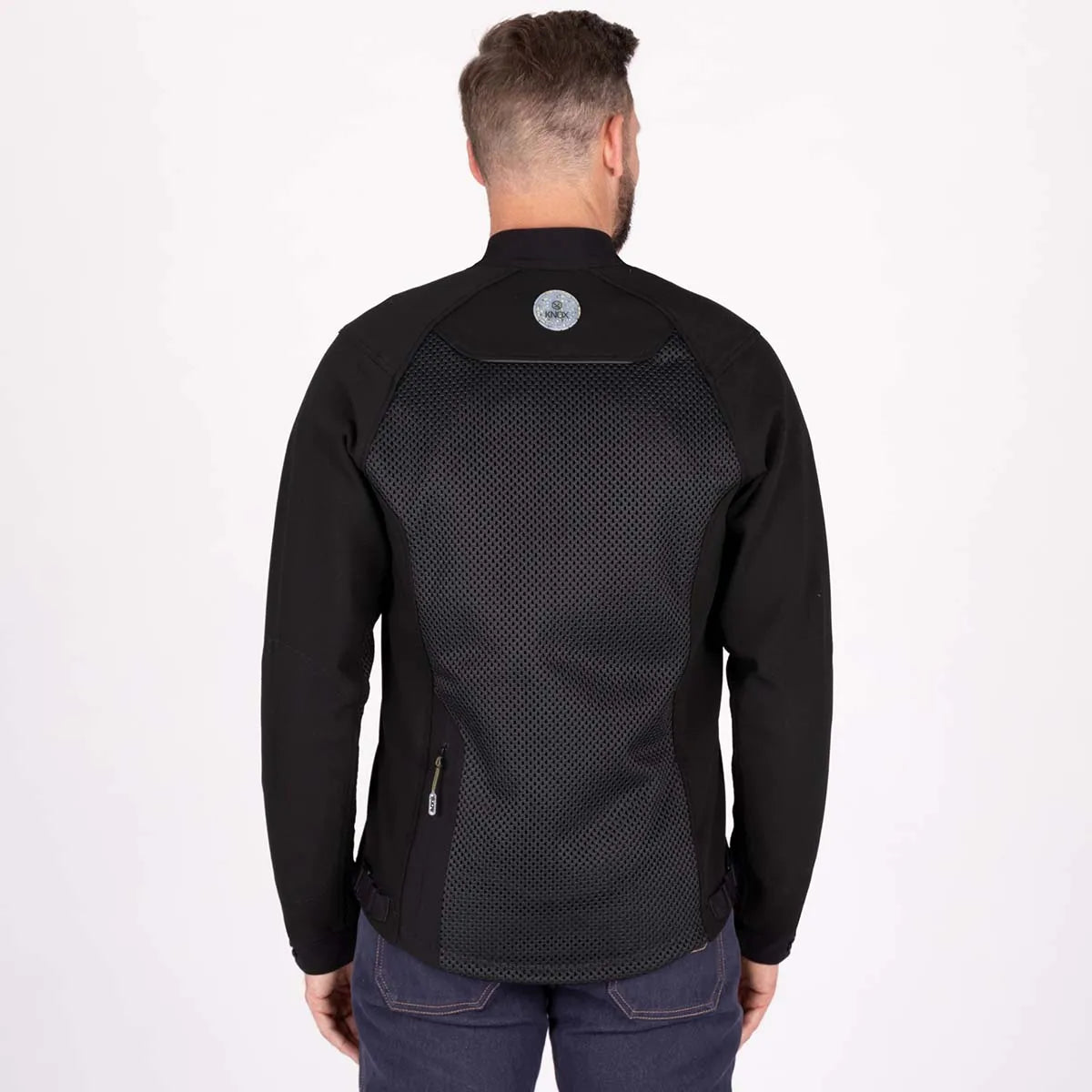 KNOX Honister MK2 Herren Motorrad-Protektorenjacke Schwarz
