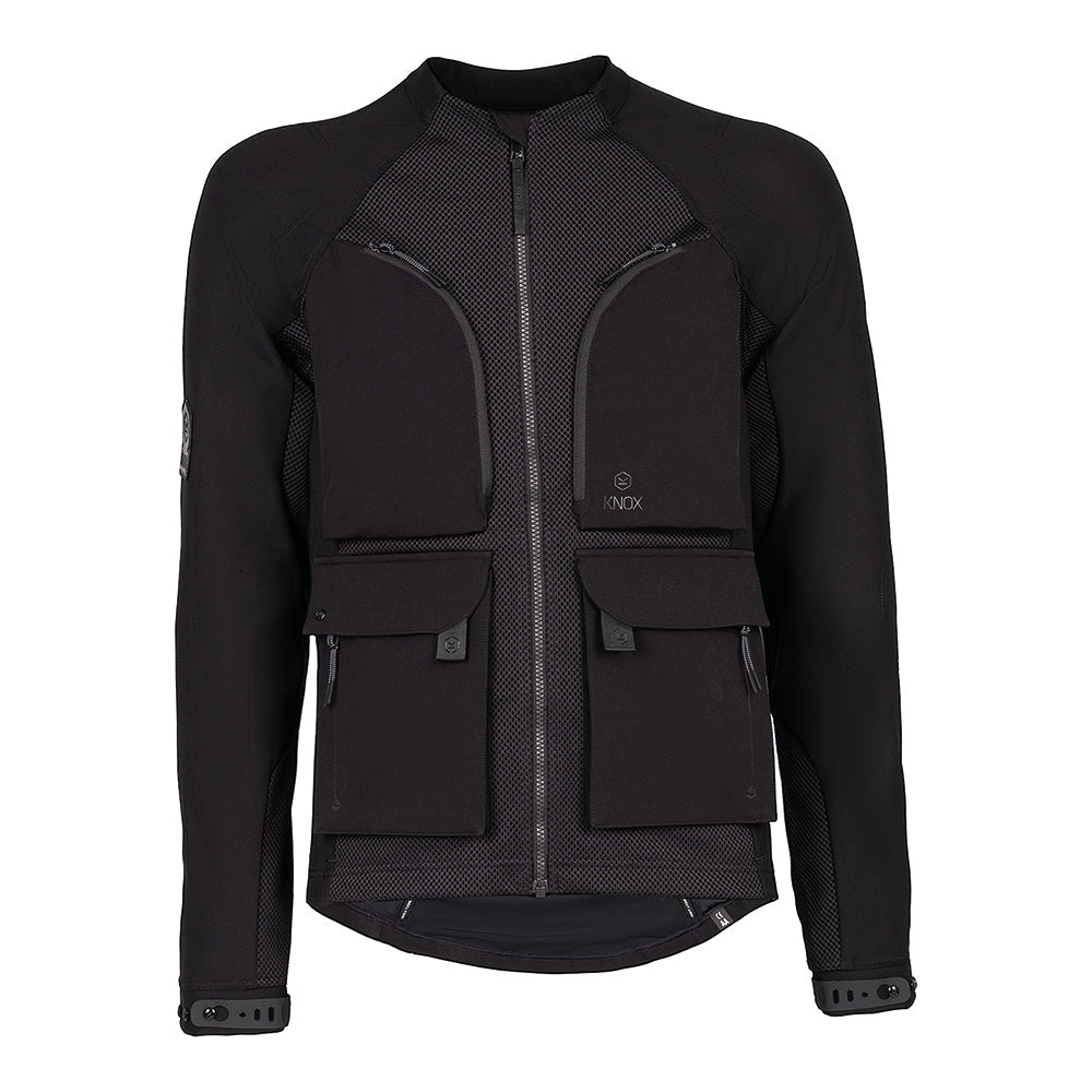 KNOX Tor inkl. Überjacke Herren Motorrad-Adventurejacke Schwarz