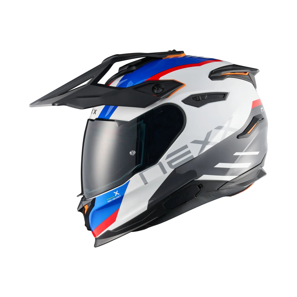 NEXX Helm Y.TRAVL QUEST Weiß.Blau.Rot