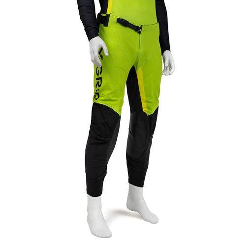 X-GRIP Motocross Hose Titanium ohne Taschen Grün