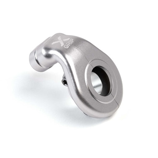 X-GRIP CNC Gasgriffgehäuse Silber passend für KTM, Husqvarna & GasGas