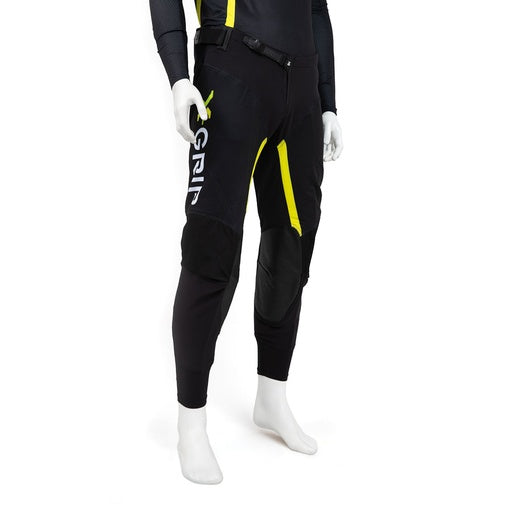 X-GRIP Motocross Hose Titanium ohne Taschen Schwarz