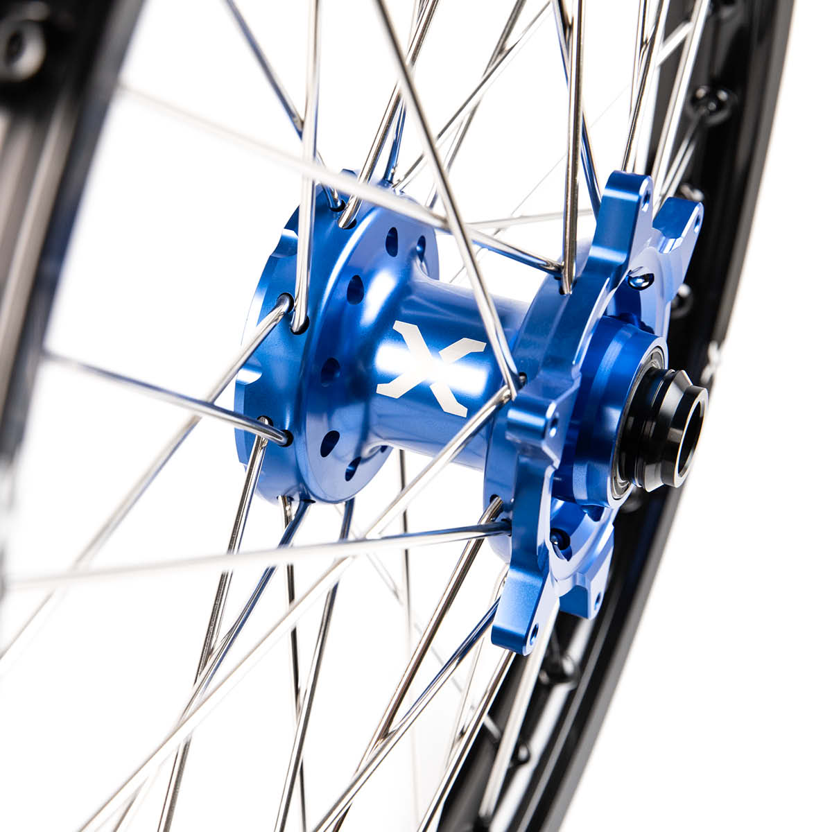 X-Grip Felgen-Set V3 21"/18" Schwarz-Blau für Stark Varg