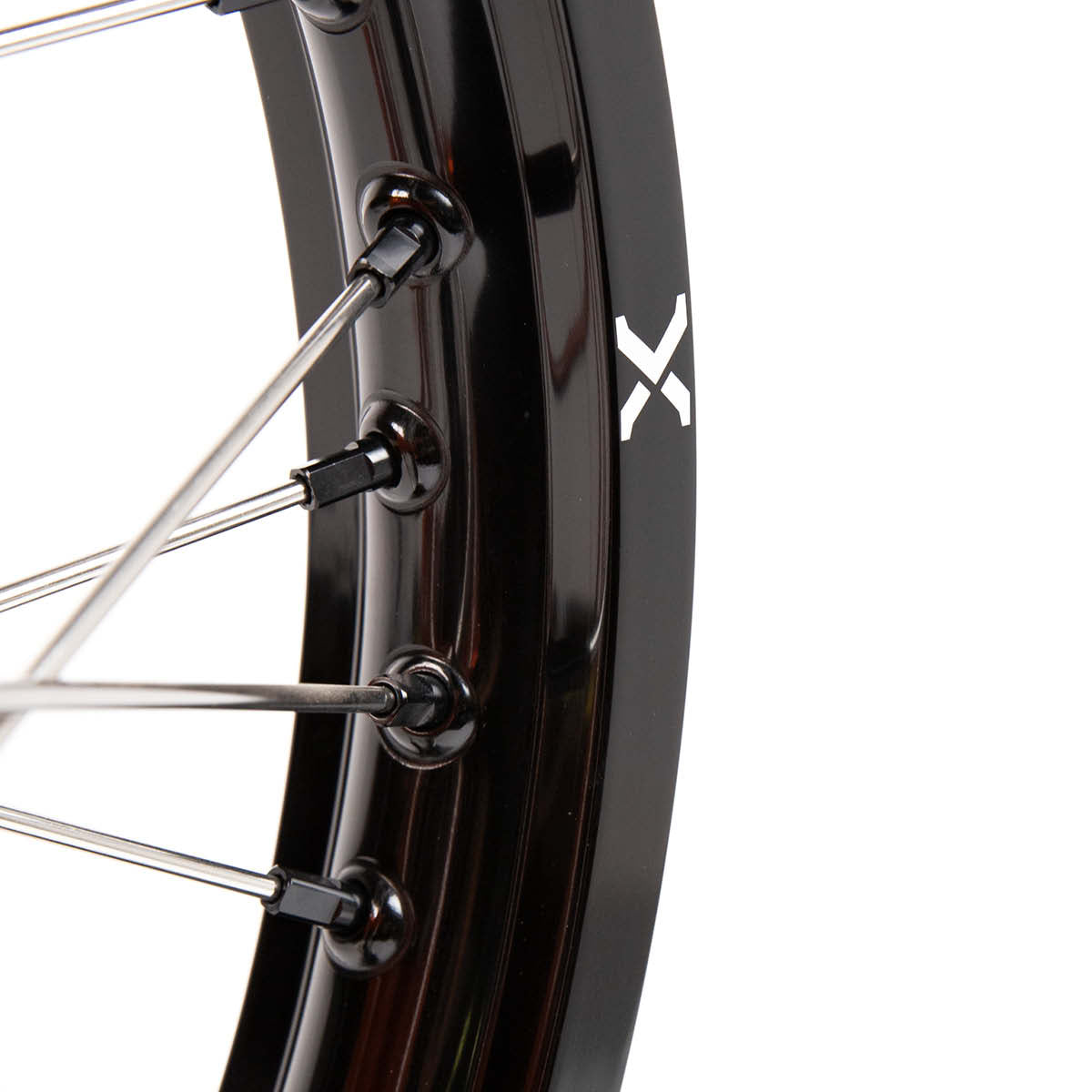 X-Grip Felgen-Set V3 21"/19" Schwarz-Orange für Sherco