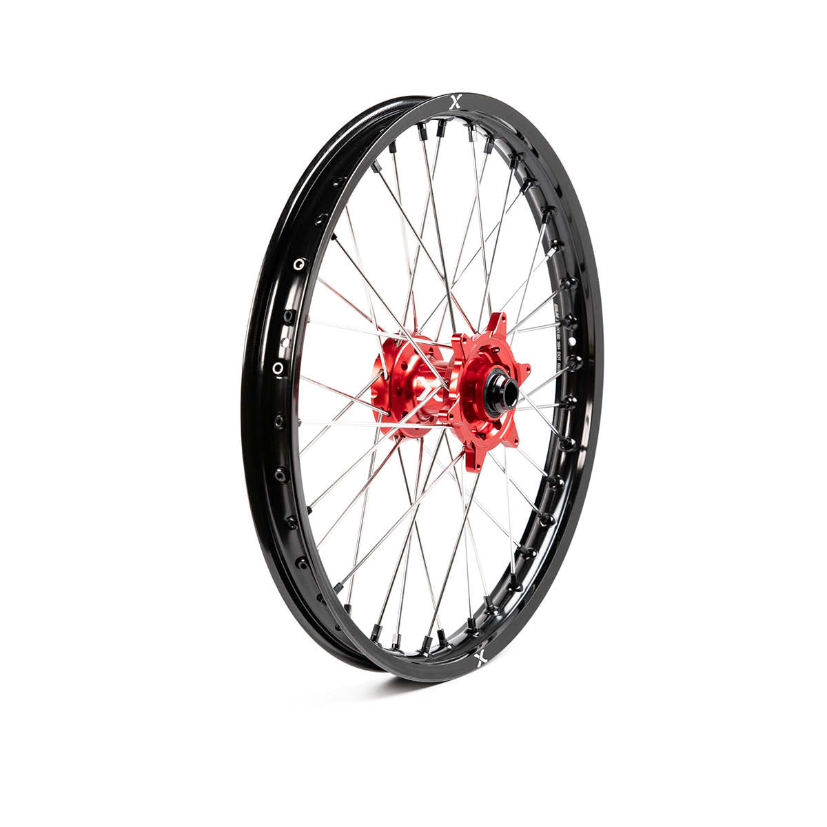 X-Grip Felgen-Set V3 21"/19" Schwarz-Rot für KTM/HQV 23- / GasGas 24-