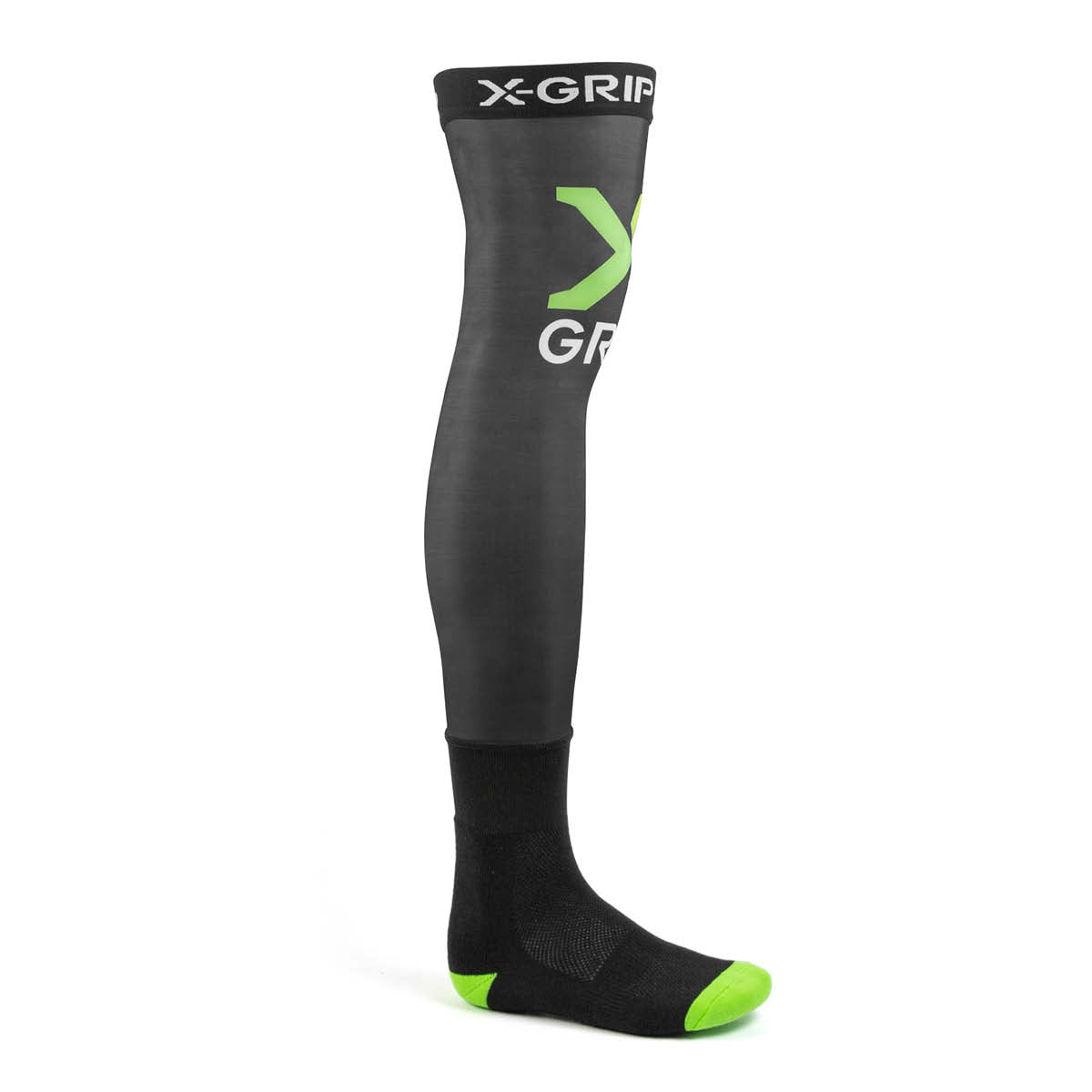 X-Grip Knieorthesen-Socken Schwarz