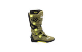 Sidi Crossair X Motocross-Stiefel Olivgrün-Neongelb