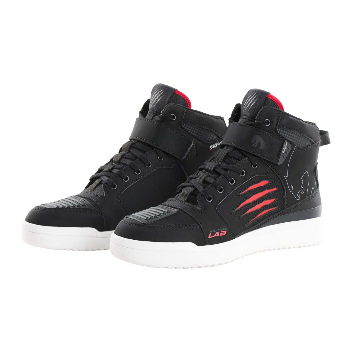 Furygan Schuhe Tarmac D3O Schwarz-Rot