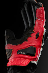 Furygan Handschuhe Styg 10 Schwarz-Weiß-Rot