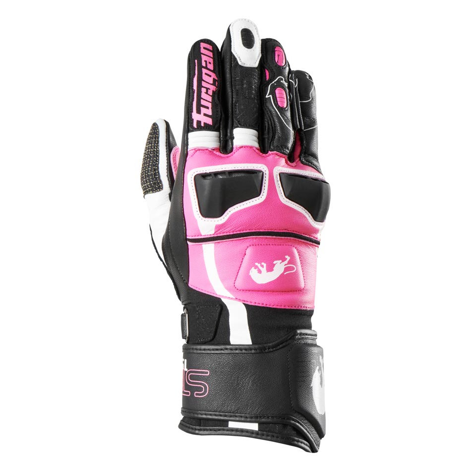 Furygan Handschuhe Styg 15 Lady Schwarz-Pink