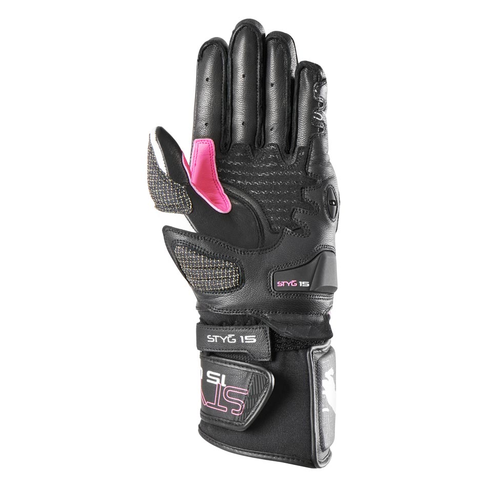 Furygan Handschuhe Styg 15 Lady Schwarz-Pink