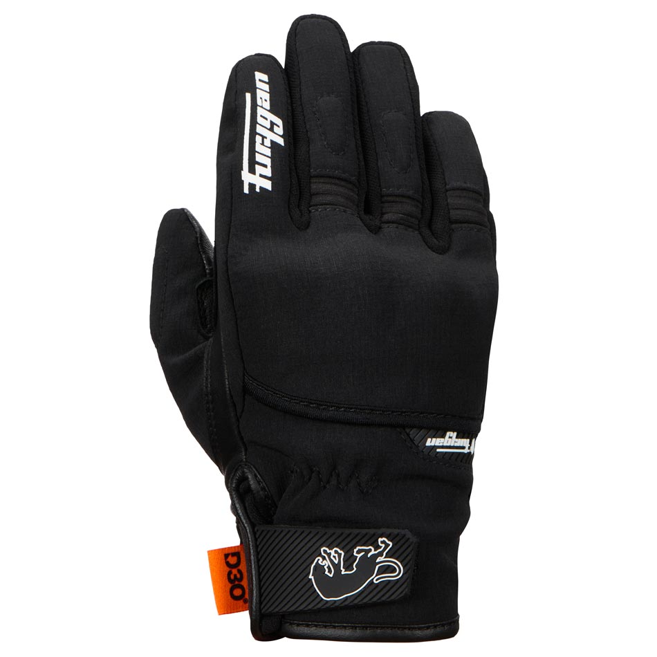Furygan Handschuhe Jet Kid D3O All Seasons Evo Schwarz-Weiß