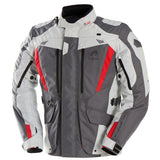 Furygan Jacke Apalaches Evo Grau-Perlweiß-Rot