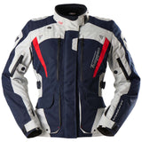 Furygan Jacke Apalaches Lady Evo Blau-Perlweiß-Rot