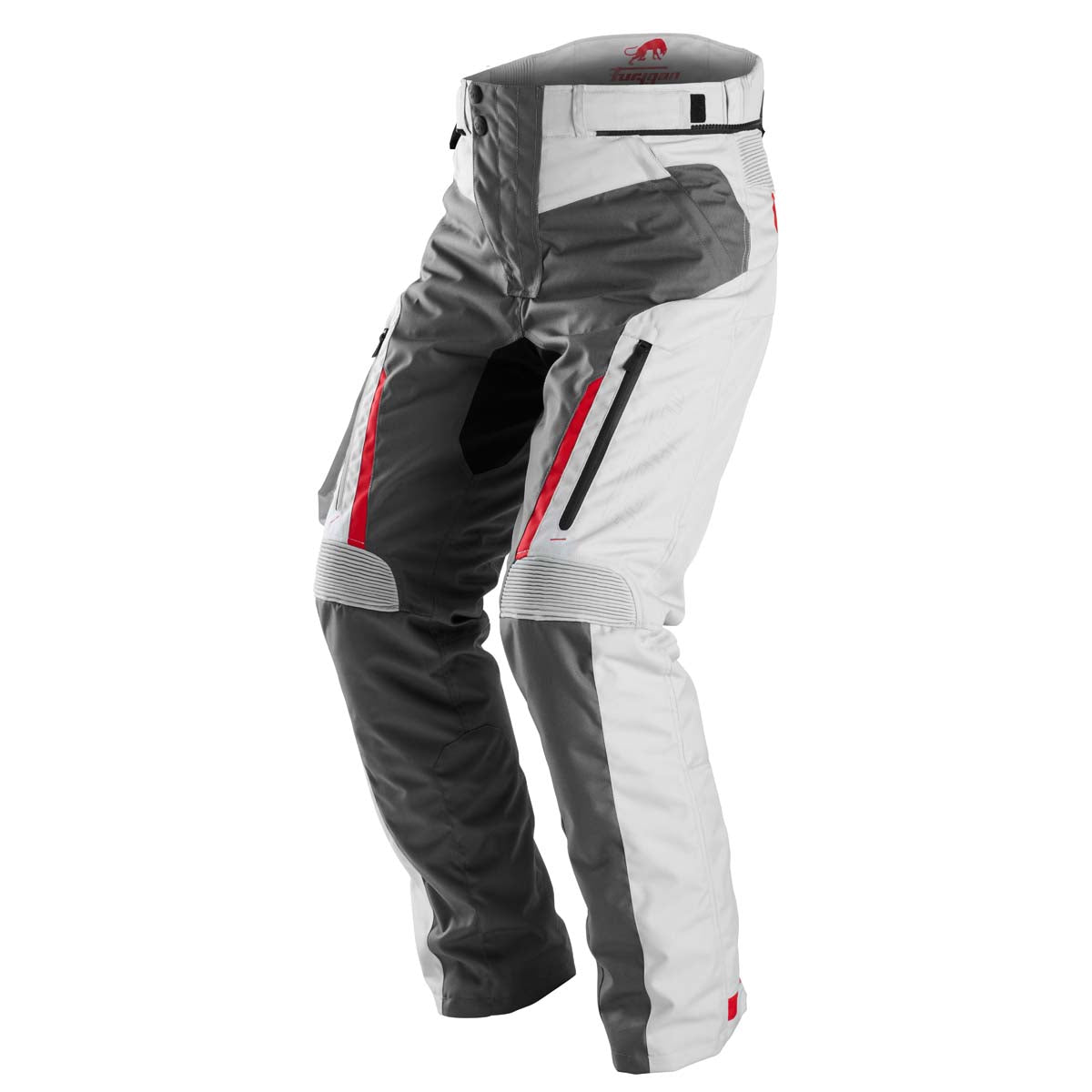 Furygan Hose Killington Grau-Perlweiß-Rot