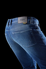Furygan Jeans D12 X Kevlar Straight Denimblau