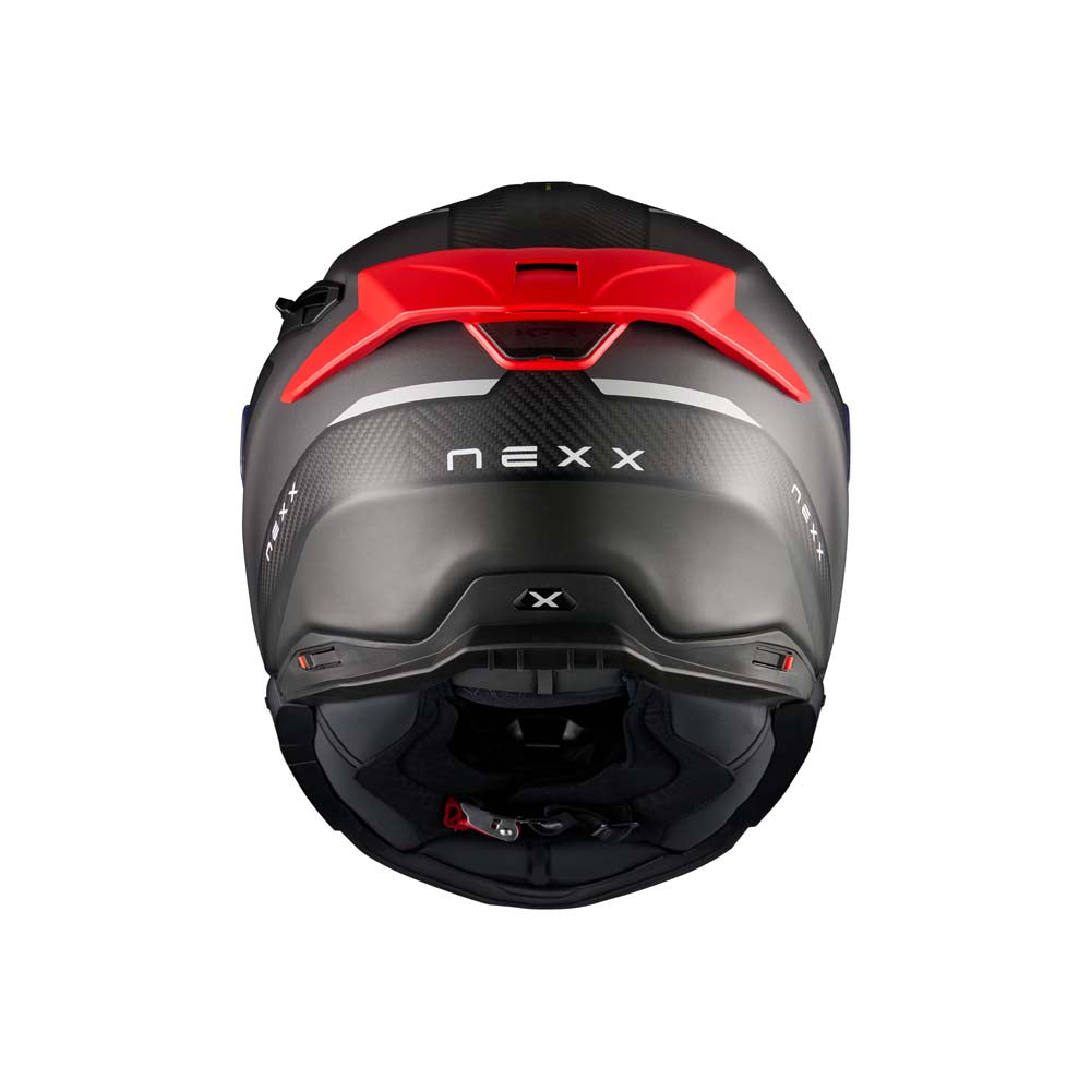 NEXX Helm X.TR Rush Schwarz-Rot matt