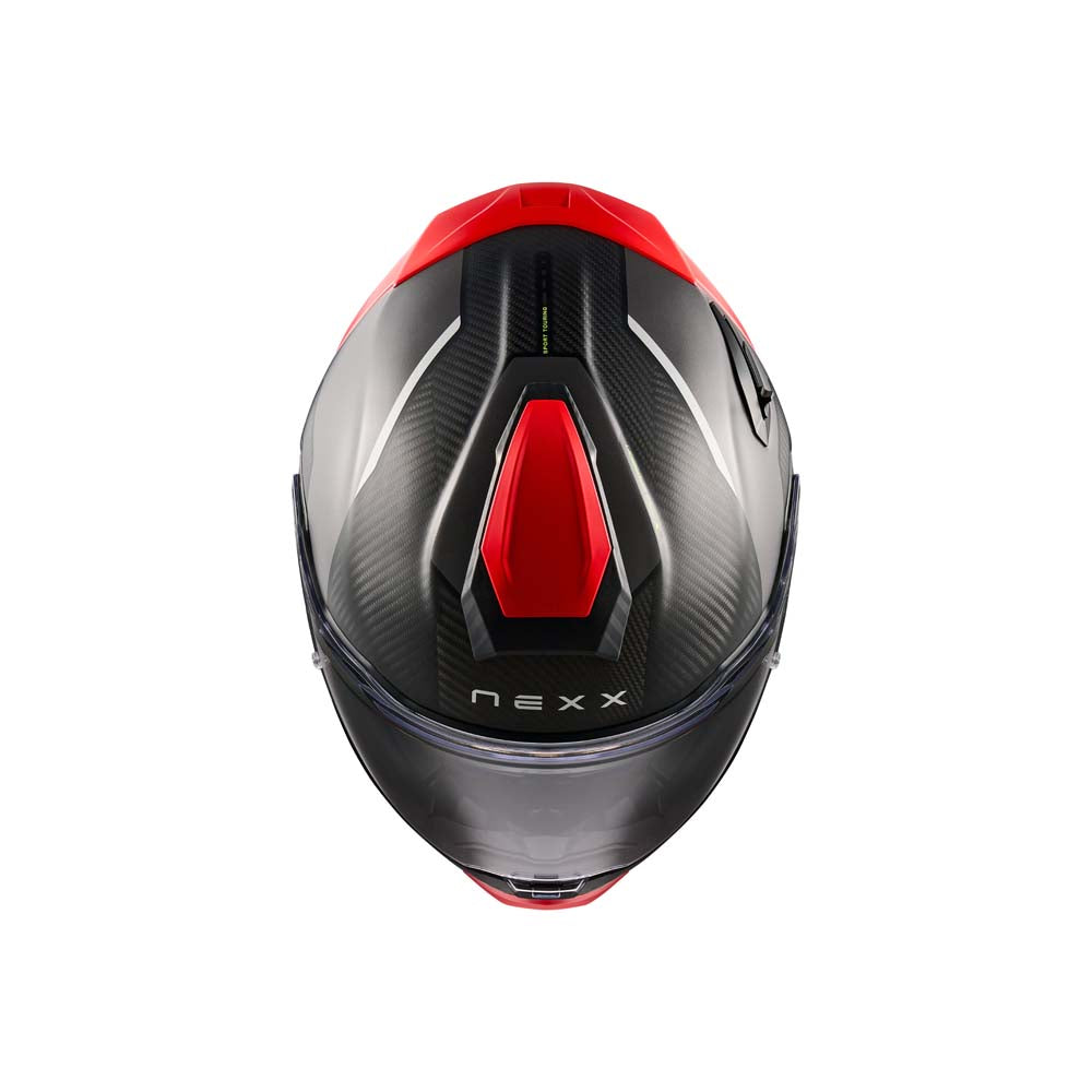NEXX Helm X.TR Rush Schwarz-Rot matt