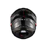 NEXX Helm Y.100R Fade Schwarz-Rot