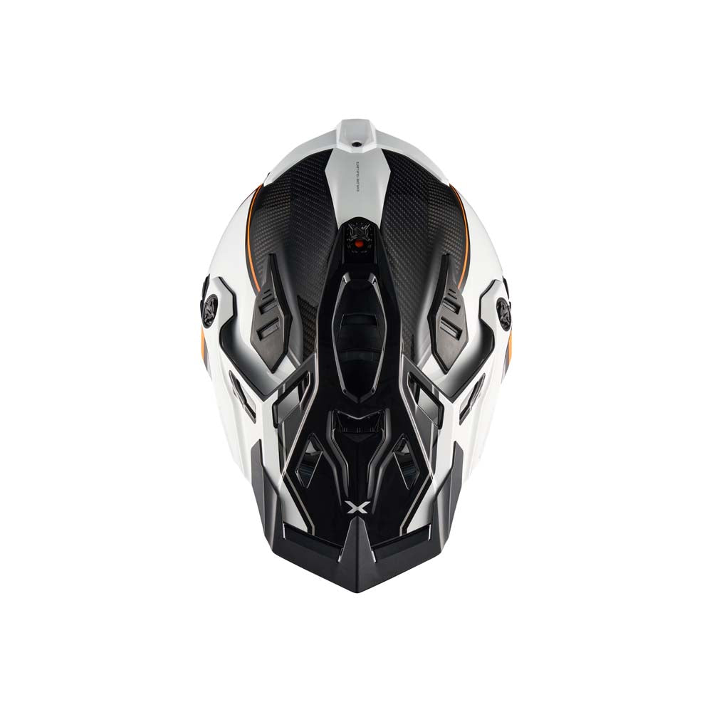 NEXX Helm X.Rally Raid Weiß-Orange