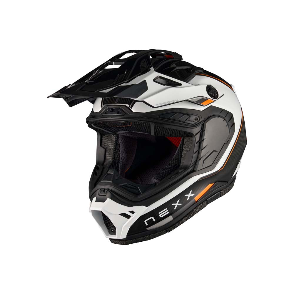 NEXX Helm X.Rally Raid Weiß-Orange