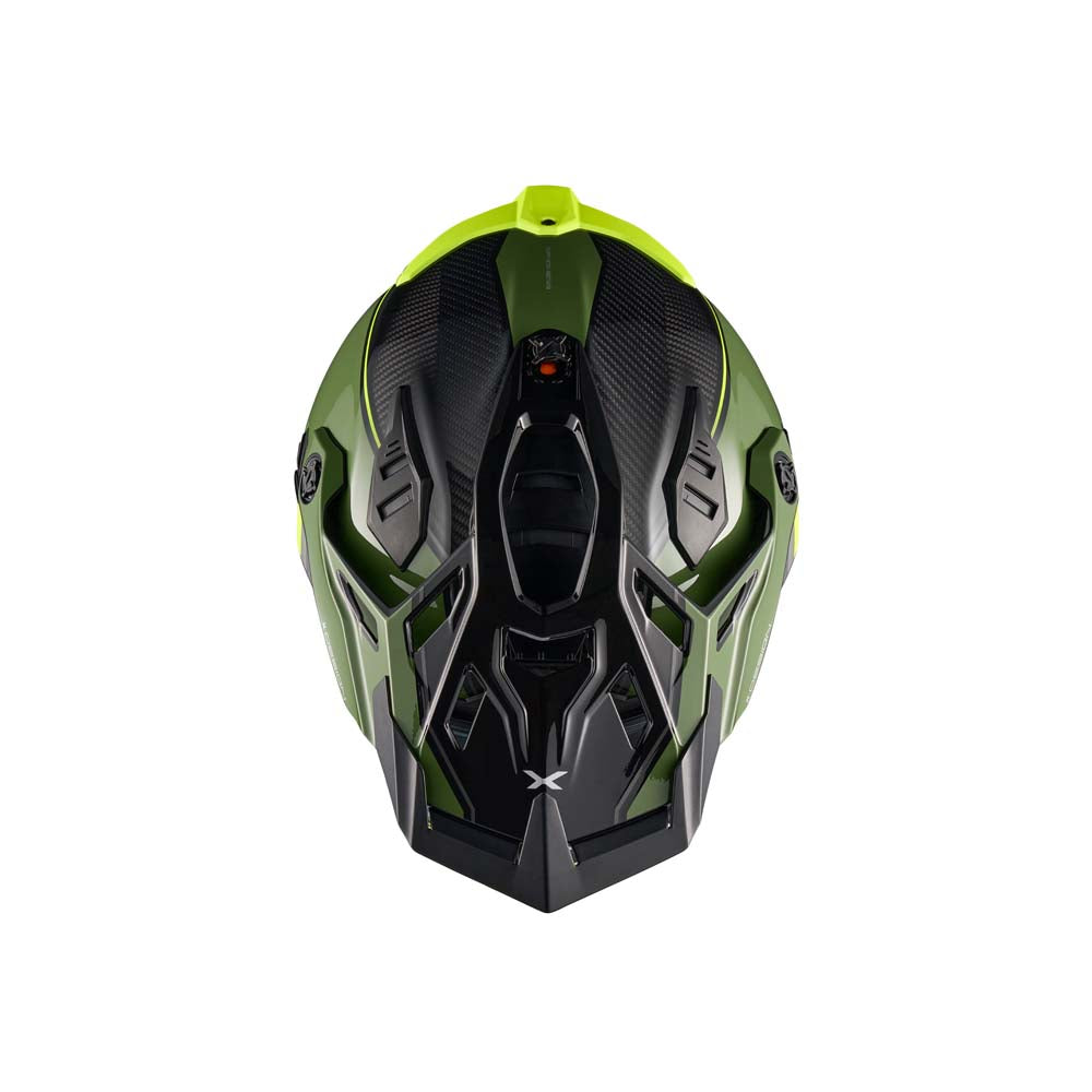 NEXX Helm X.Rally Raid Grün-Neon Gelb