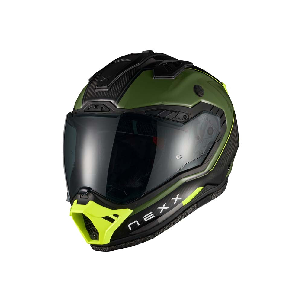 NEXX Helm X.Rally Raid Grün-Neon Gelb