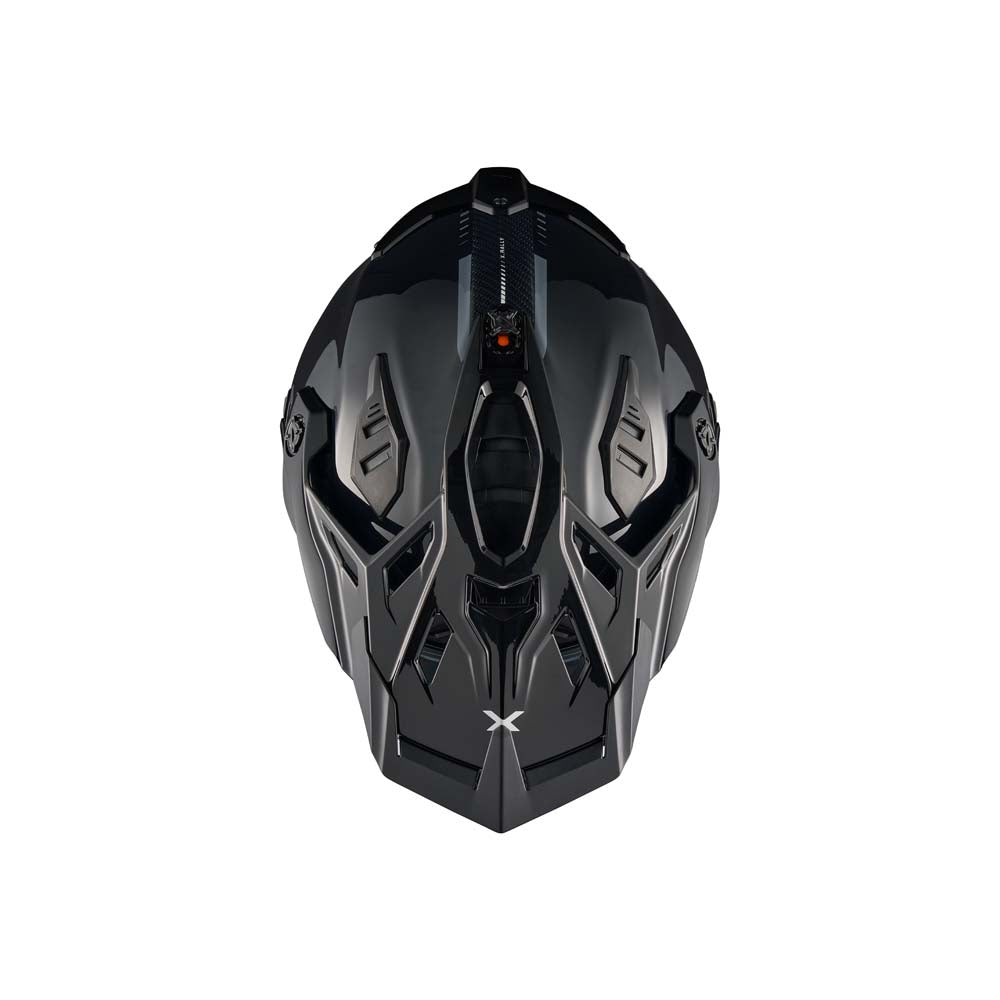 NEXX Helm X.Rally Plain Schwarz